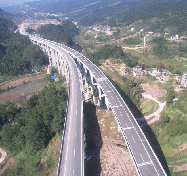 2014年-江習(xí)古高速新店子特大橋）